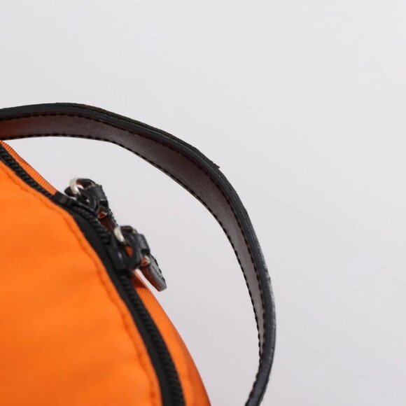 GUCCI Backpack Nylon Orange Silver Auth hk3123 main image 13
